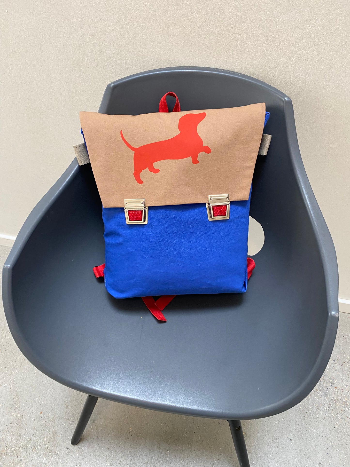 A Dackel Schultasche Woof Wasserfest Cat Eyes