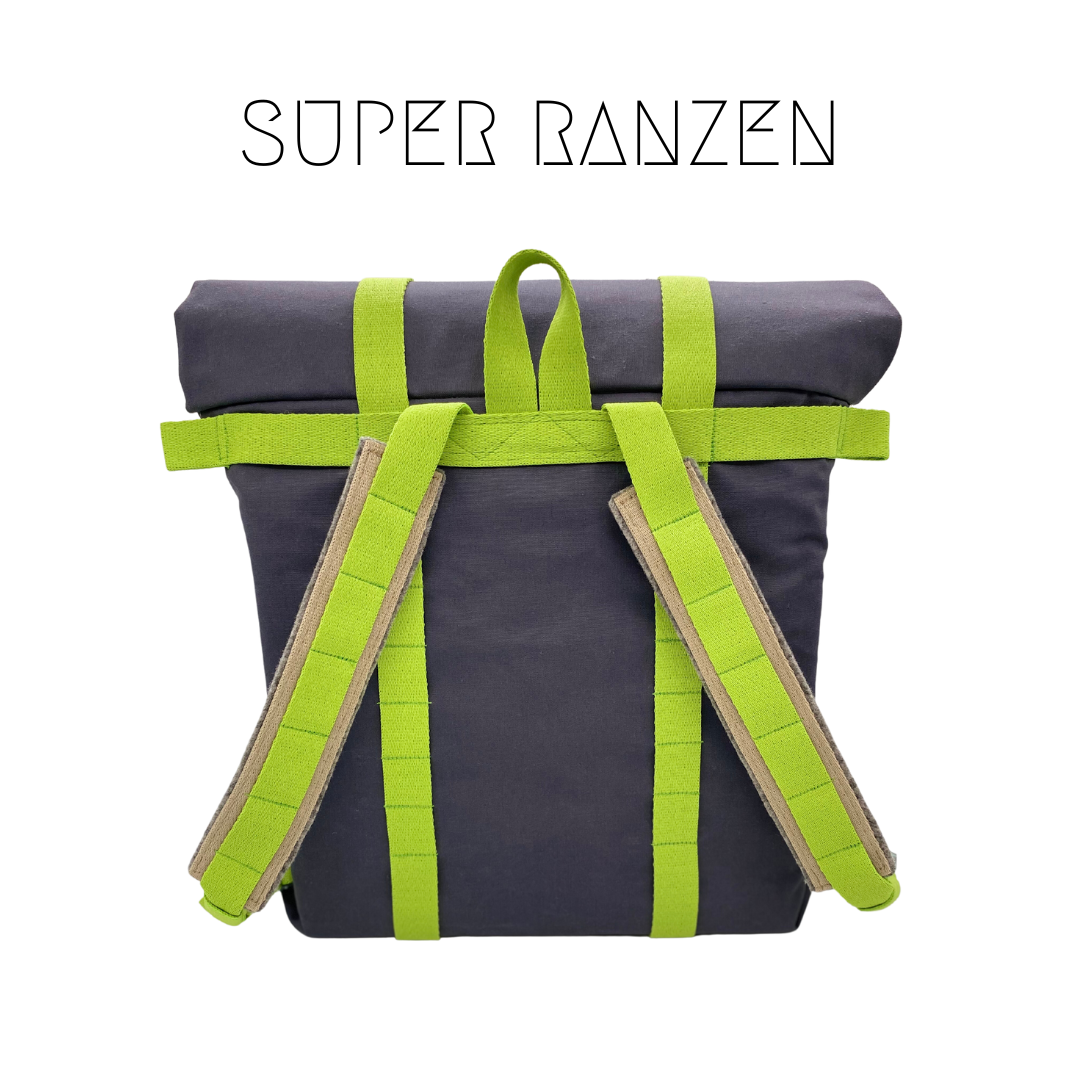 Anthracite Lime Schultasche