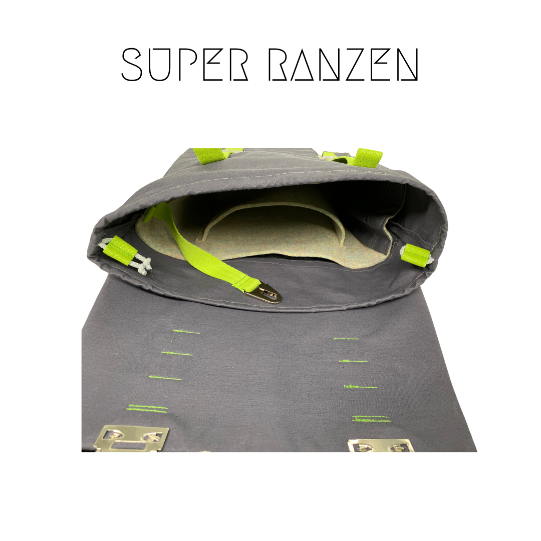 A SCHULTASCHE LIME ANTHRACITE – CAT EYES