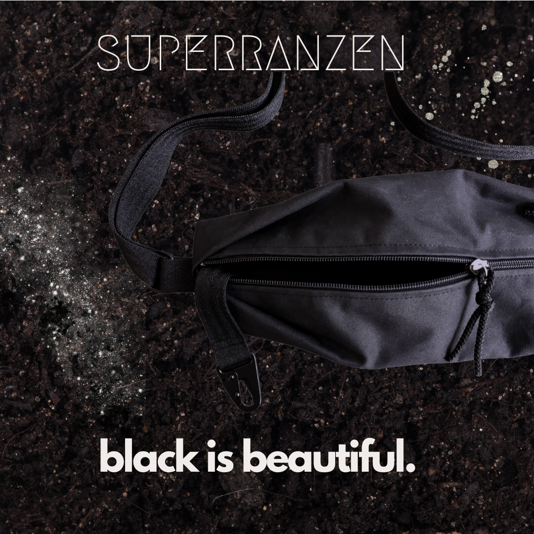 Style Deep Black Cross–Body Bag