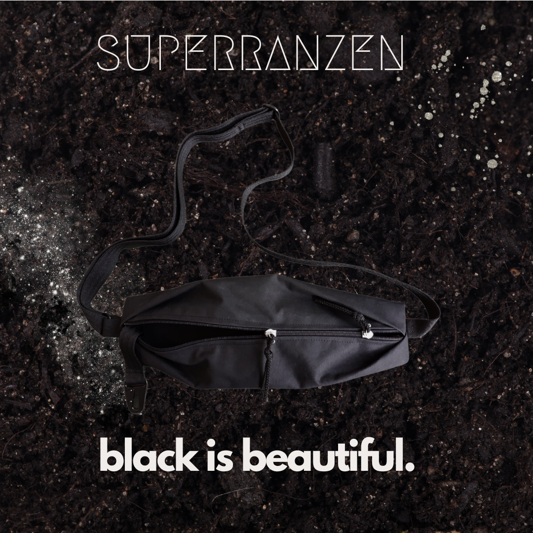 Style Deep Black Cross–Body Bag