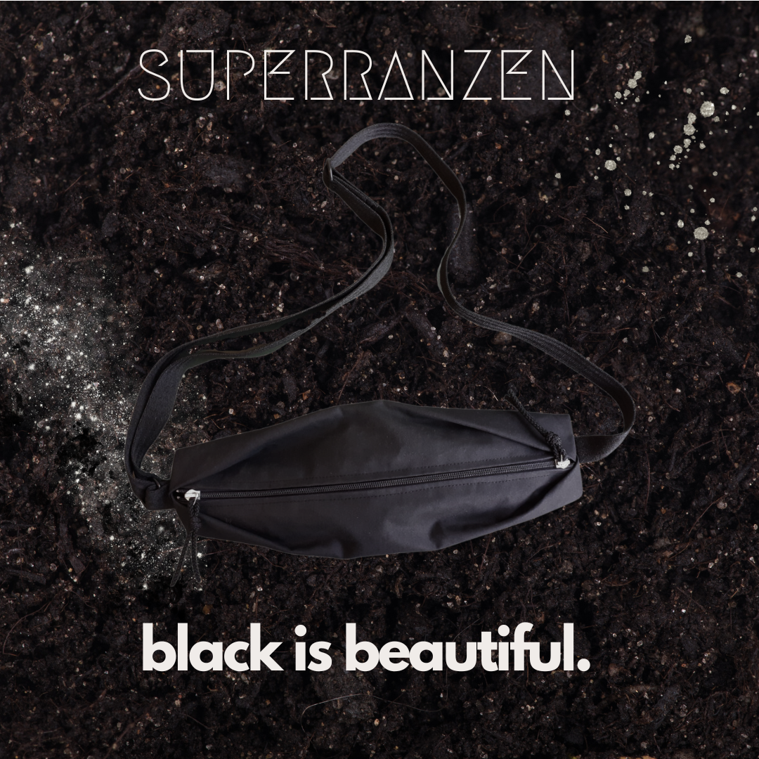 Style Deep Black Cross–Body Bag