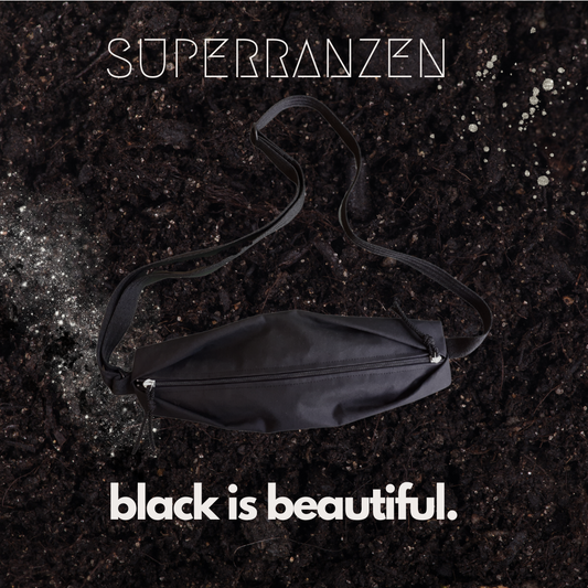 Style Deep Black Cross–Body Bag