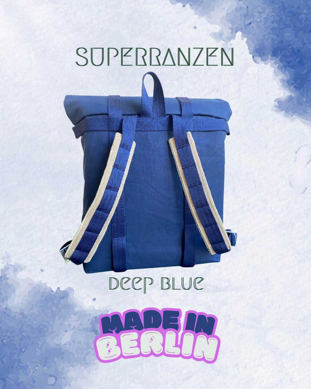 DEEP BLUE Rolltop mit G-Buckle