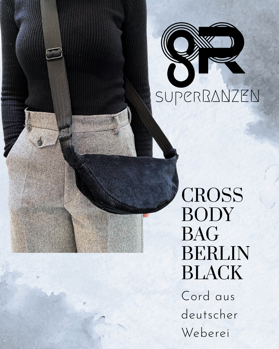 A Cross Body Bag Berlin Black
