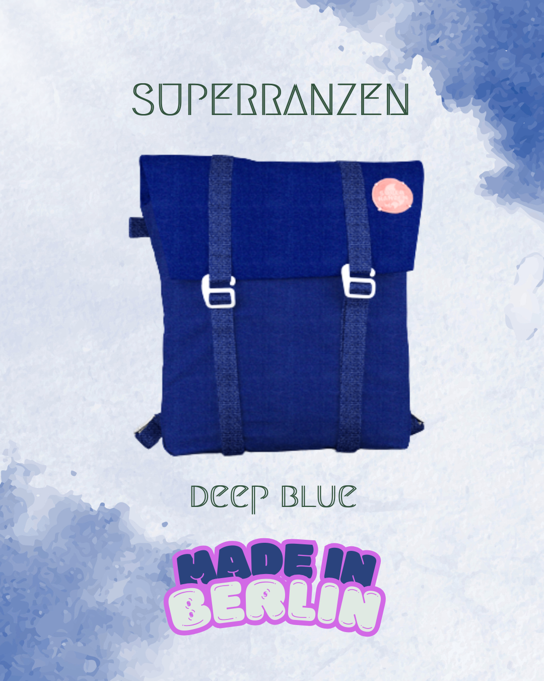 DEEP BLUE Rolltop mit G-Buckle