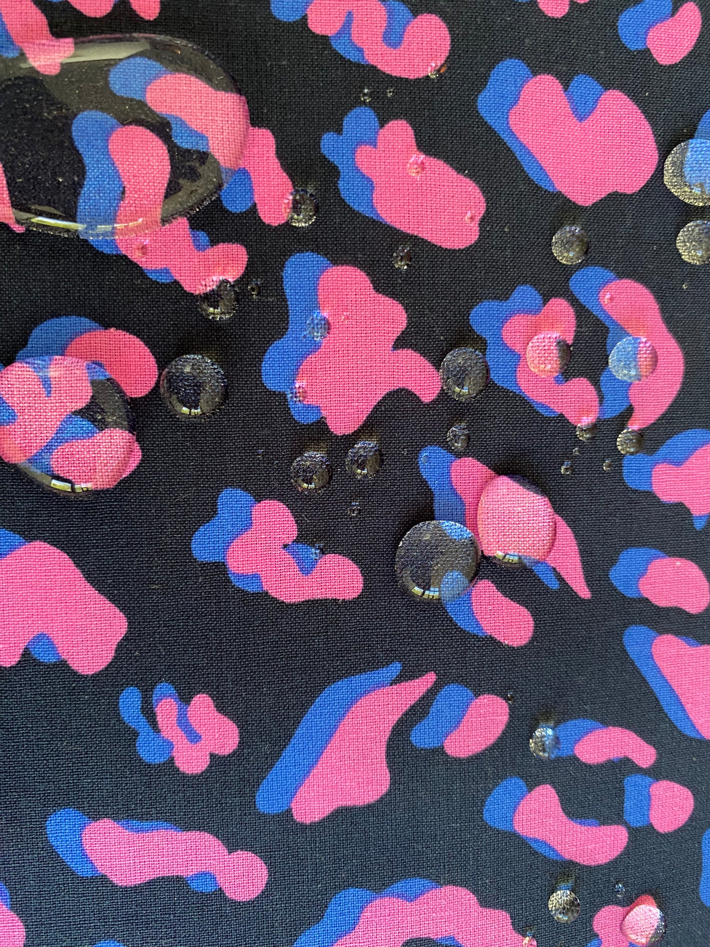 A Berlin Sportbeutel Animal Print Pink-Azur Wasserabweisend