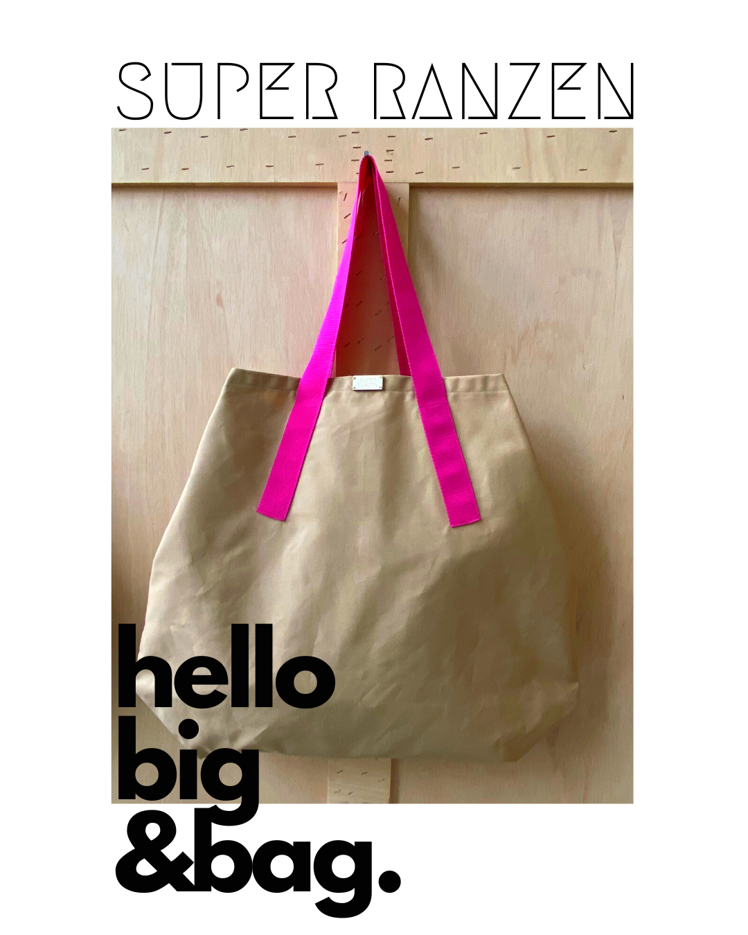 SHOPPER BIG & BAG - SAND PINK