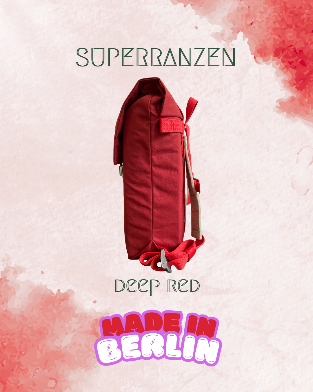 SCHOOL BAG PINK FLAMINGO CAT EYES Green
