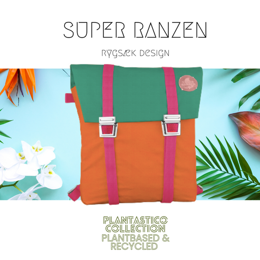 POP Orange Minty Pink Schultasche