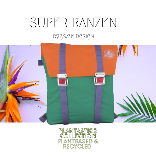 POP  Minty Orange Flieder Schultasche