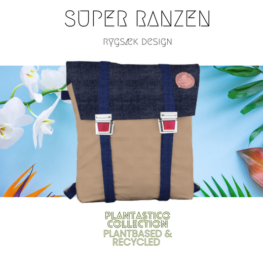 Fair Denim Schultasche Beach