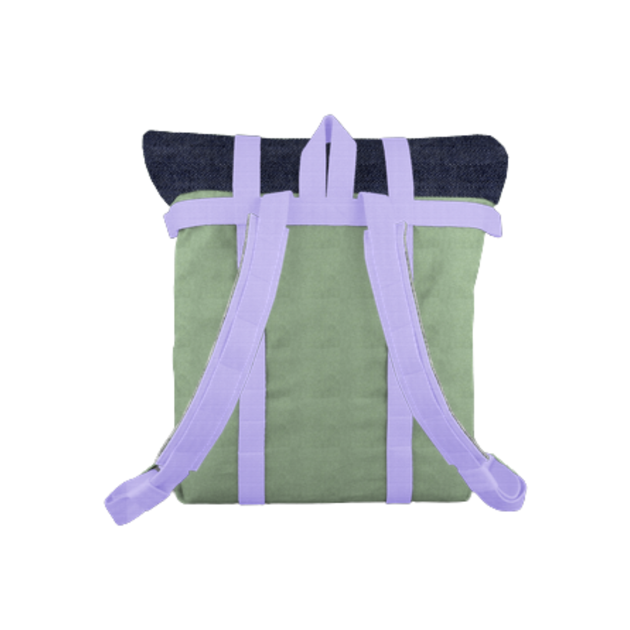 Fair Denim Schultasche Farn Flieder