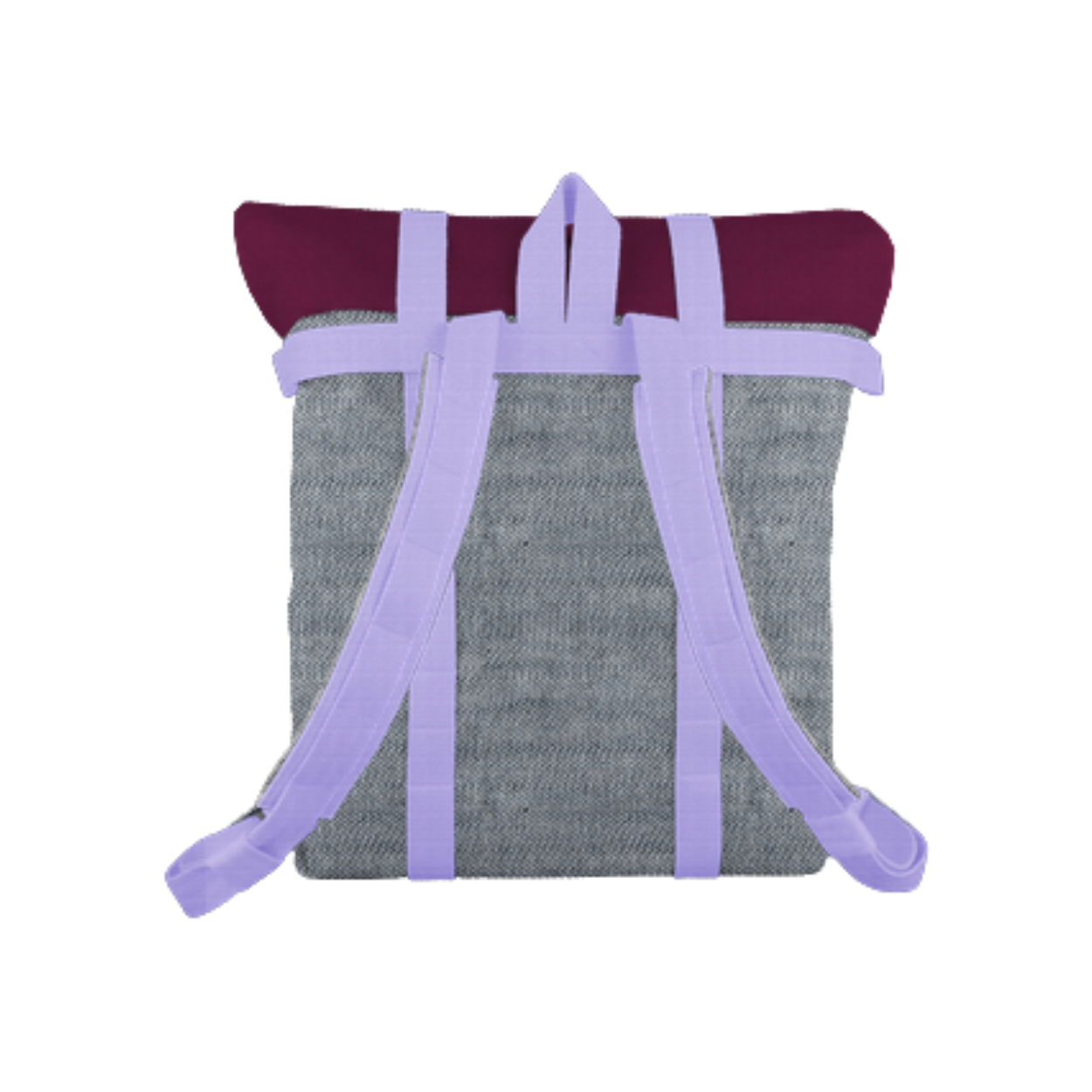 A Fair Denim Schultasche Lilac Canwax-Flieder