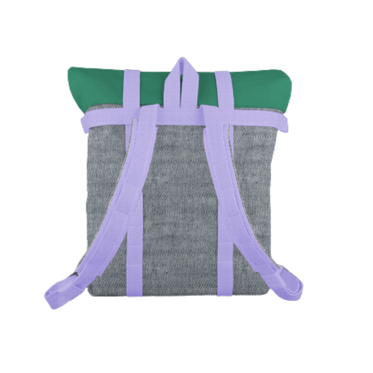 Fair Denim Schultasche Minty Flieder