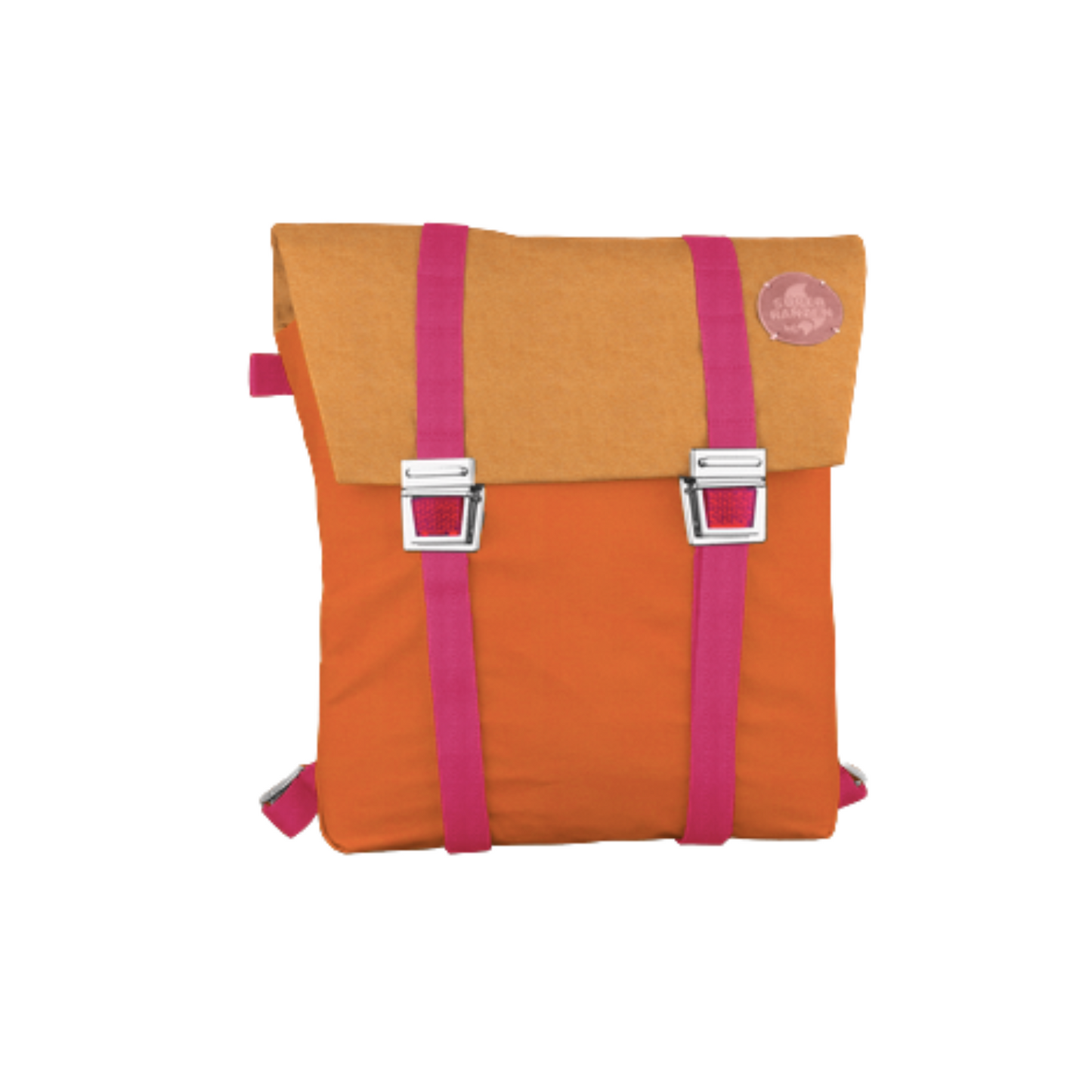 Flower Parrot Pink Schultasche