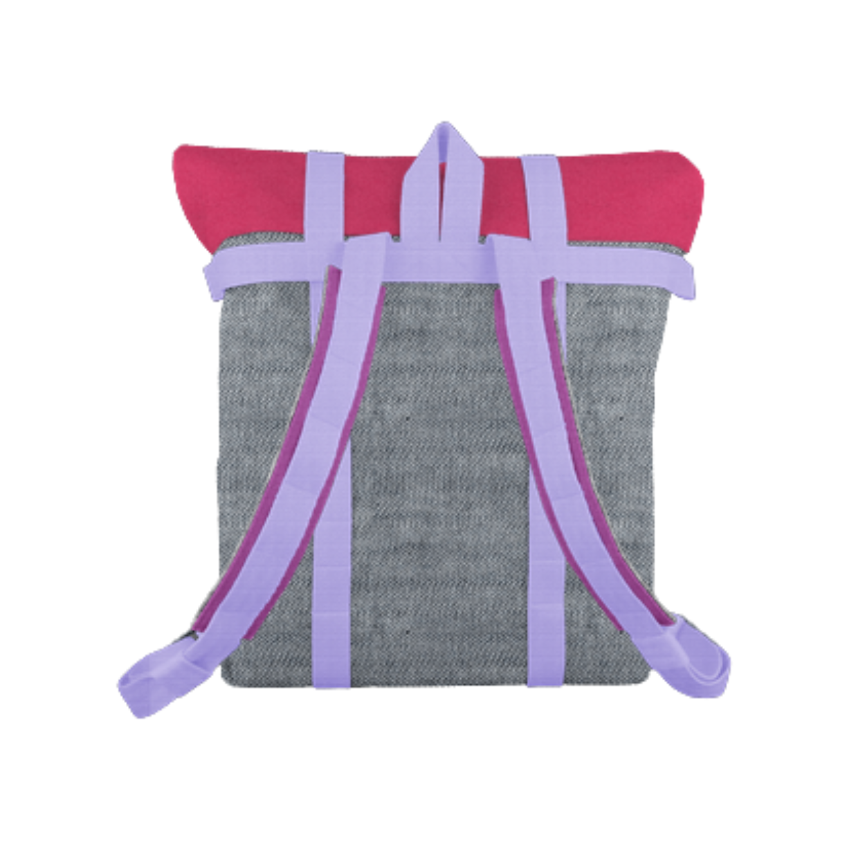 Fair Denim Schultasche Pink Flieder