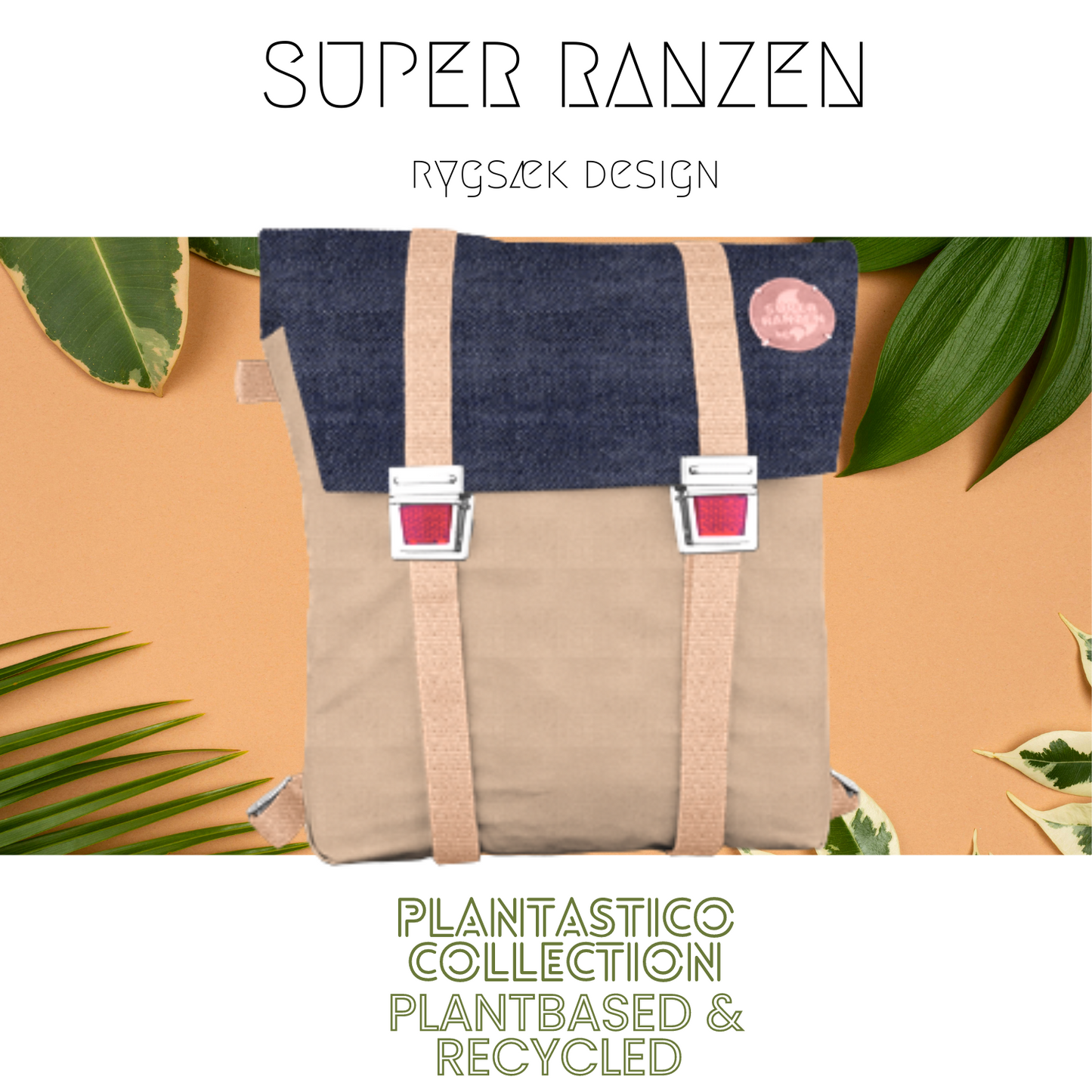 Fair Denim Schultasche Desert