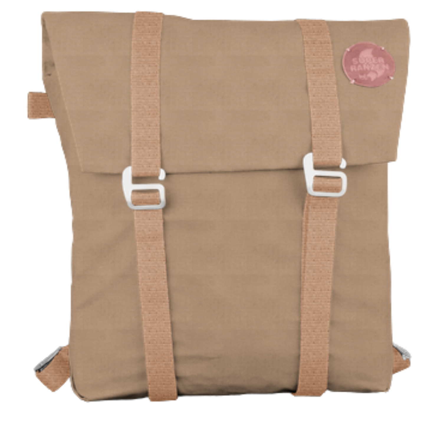 ROLLTOP & SCHULTASCHE »SAND« WASSERFEST-ECO HEMP