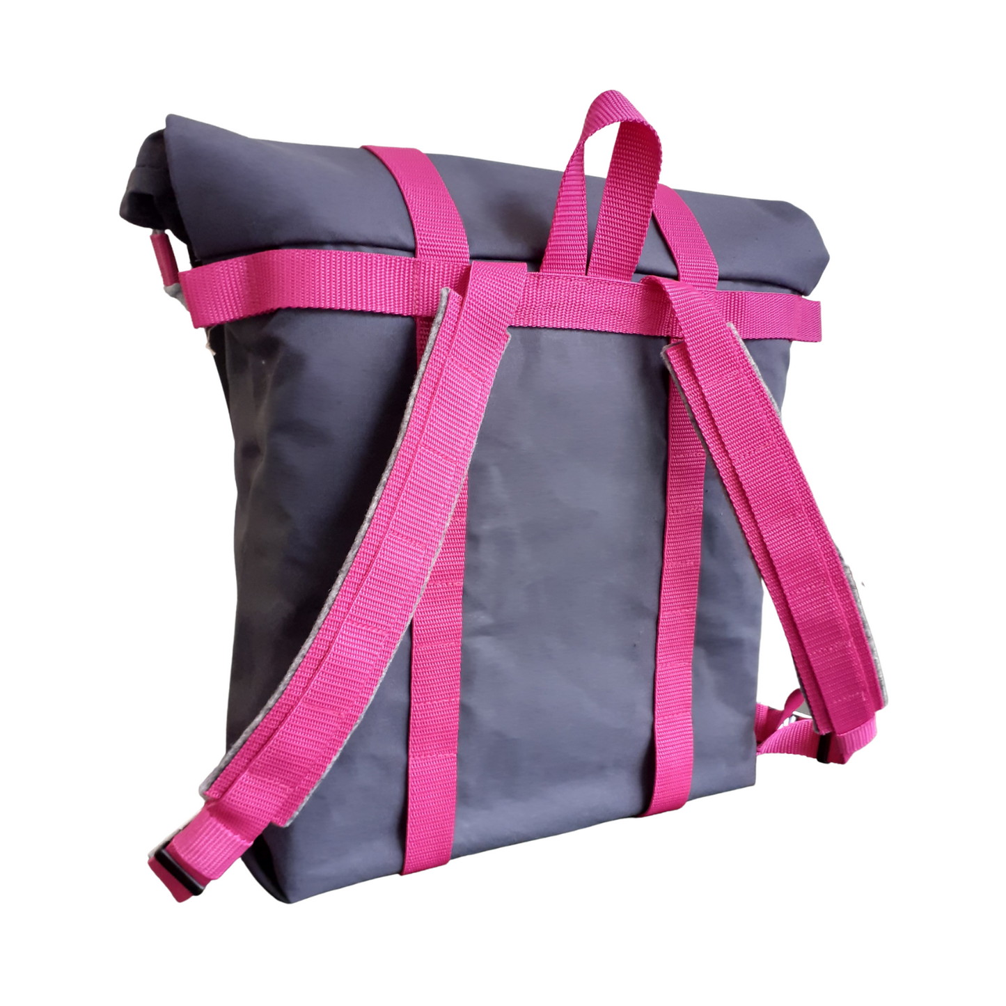 Anthracite Flamingo Pink Schultasche