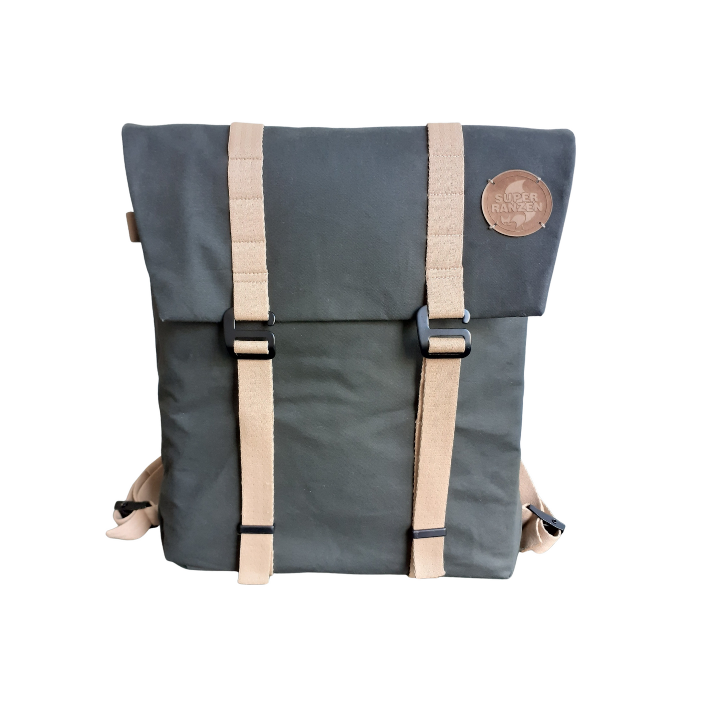 ROLLTOP & SCHULTASCHE »FOREST« WASSERFEST
