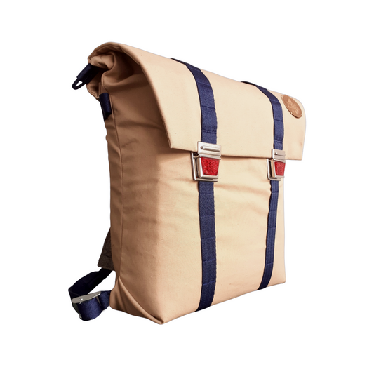 BEACH CAT EYES- Blau SCHULTASCHE