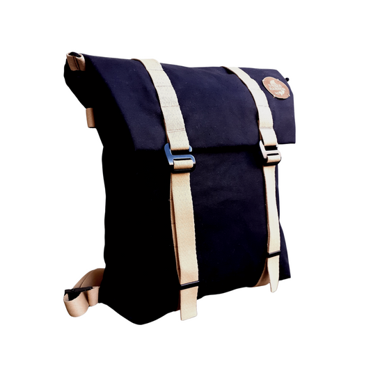 ROLLTOP & SCHULTASCHE BLACK SAND WASSERFEST