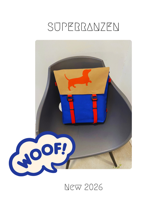 A Woof Schultasche Wasserfest