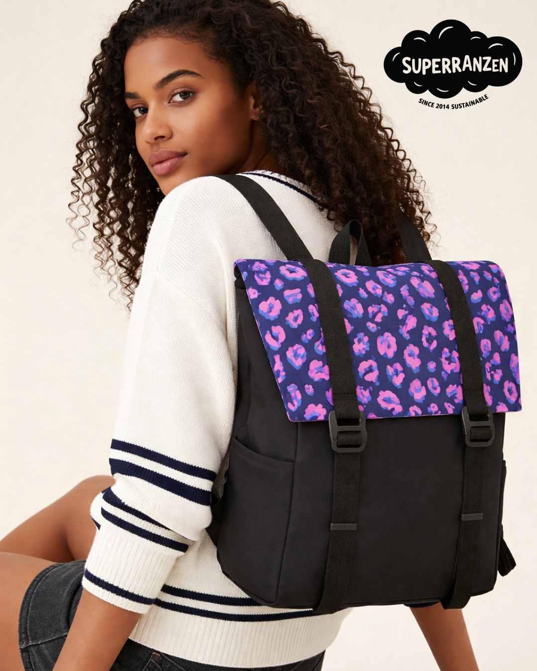 A Animal Print Bagpack - Wasserabweisend