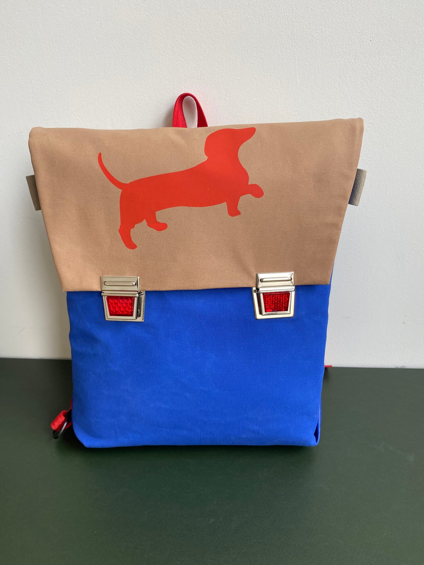 A Dackel Schultasche Woof Wasserfest Cat Eyes