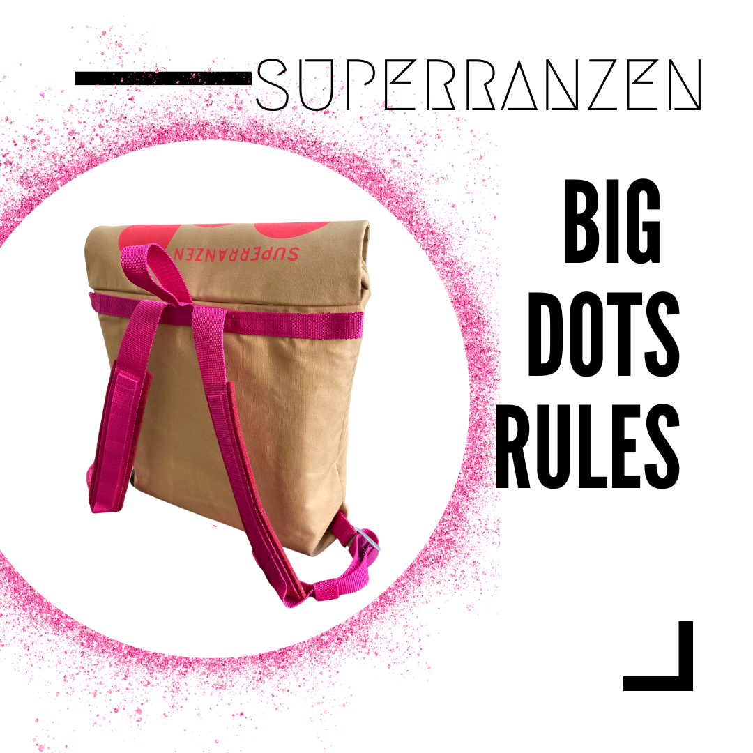 BIG DOTS 5 Schultasche Pink Sand