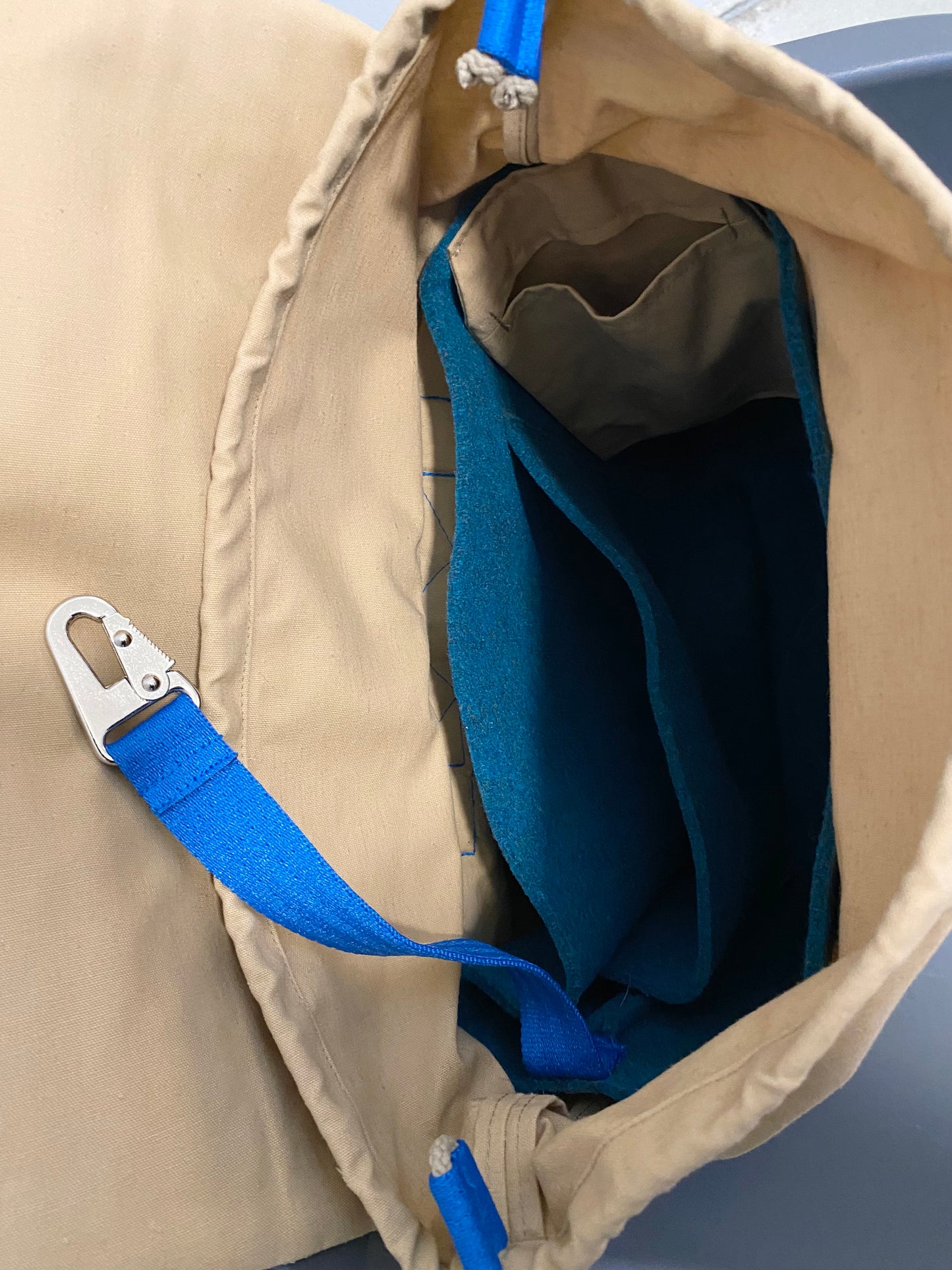 A Anniversaire! Schultasche Azur Blue Sand