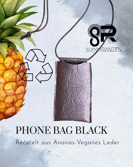 Ananas Phone Bag Black
