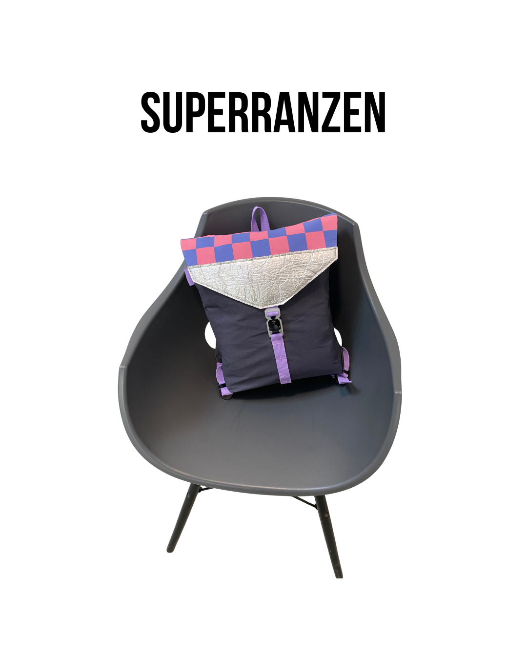 A Ananas Leder Silver  Checker V Pack mit Glow magnetischem Click Verschluss