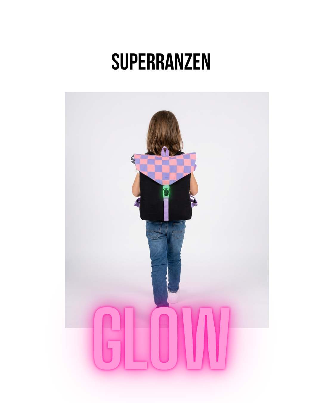 A Urban V Pack-Checker Pink-Flieder